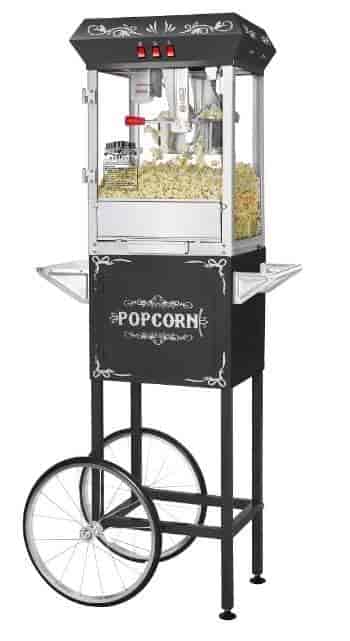 All Star popcornmaskin - Svart