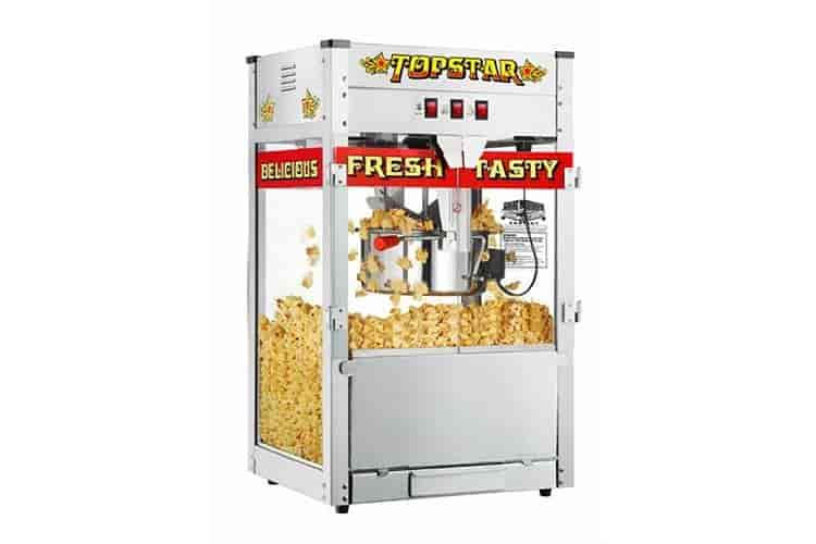Top Star 12oz popcornmaskin - Silver
