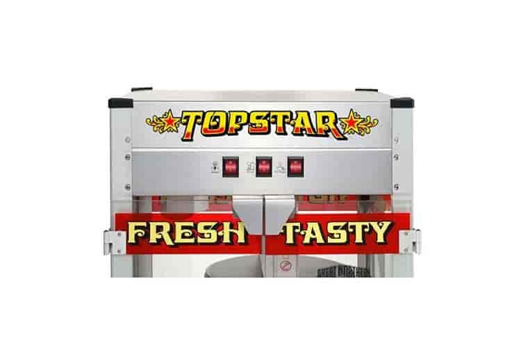 Top Star 12oz popcornmaskin - Silver