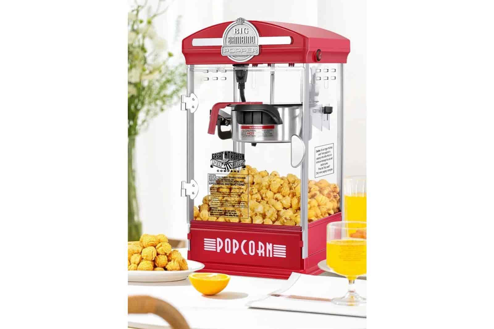 Big Bambino popcornmaskin - Röd Big Bambino popcornmaskin - Röd